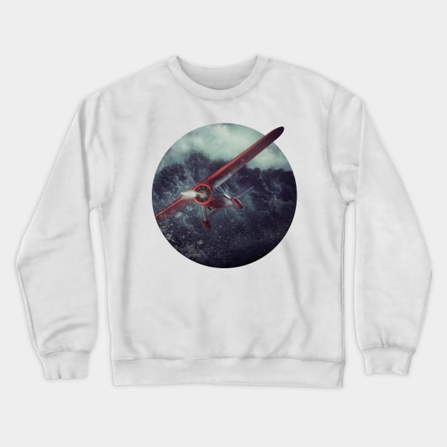 Amelia Earhart Crewneck Sweatshirt by Richard George Davis